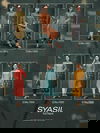 Syasii Classic 1 Latest Fancy Regular Wear Straight Cut Doby Aura Cotton Kurti Collection

